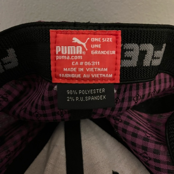 Puma hat purple checkered - Picture 4 of 7